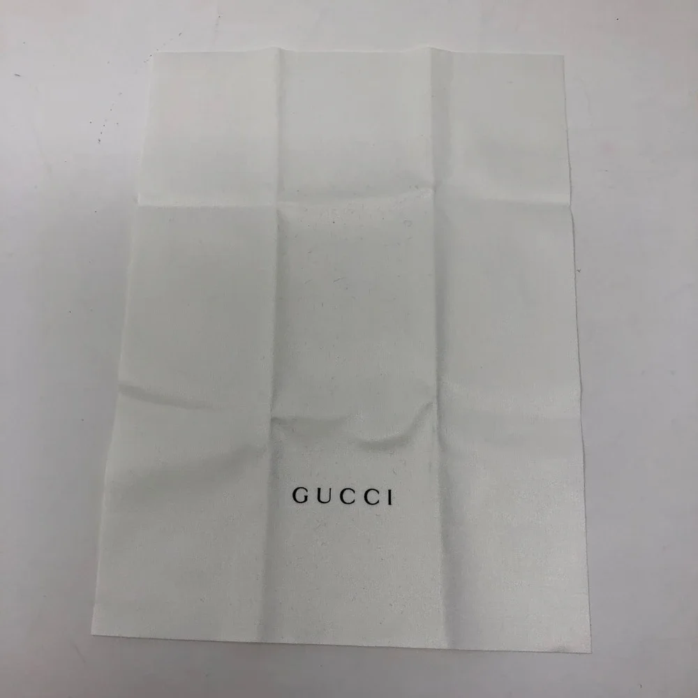Gucci Sunglasses Case Empty Black Velvet Dustbag‎ Cleaning Cloth Travel Storage